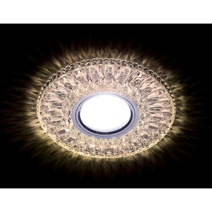 Светильник Ambrella light встраиваемый светодиодный, G5.3, 3Вт, цвет хром, d=60 мм - фото 1906941620