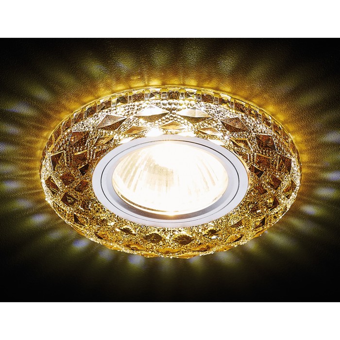 Светильник Ambrella light встраиваемый светодиодный, G5.3, 3Вт, цвет коричневый, d=65 мм - фото 1906941627