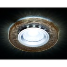 Светильник Ambrella light встраиваемый светодиодный, G5.3, 3Вт, цвет коричневый, d=65 мм - фото 4218671
