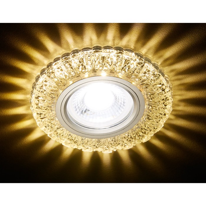 Светильник Ambrella light встраиваемый светодиодный, G5.3, 3Вт, цвет белый, d=60 мм - фото 1906941648