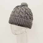 Шапка женская RWH8772 цвет серый, р-р 56-58 - Фото 1