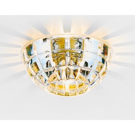 Светильник Ambrella light встраиваемый, G9, цвет золото, d=55 мм