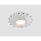 Светильник Ambrella light встраиваемый, MR16, GU5.3, цвет белый, d=65 мм - фото 4218729