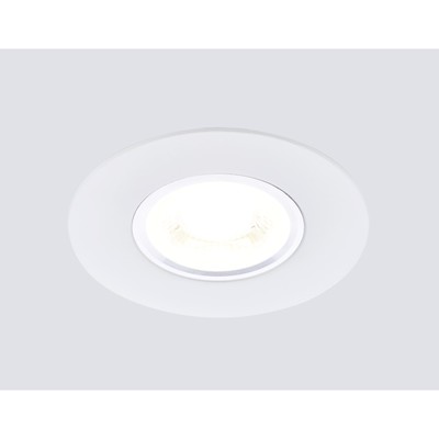 Светильник Ambrella light встраиваемый, MR16, GU5.3, цвет белый, d=60 мм