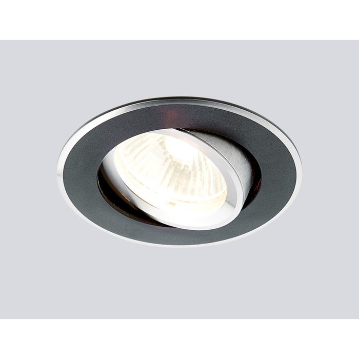 Светильник Ambrella light встраиваемый, MR16, GU5.3, цвет чёрный, d=65 мм - фото 1906941727