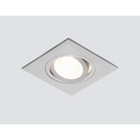 Светильник Ambrella light встраиваемый, MR16, GU5.3, цвет белый, d=65 мм - фото 4218742