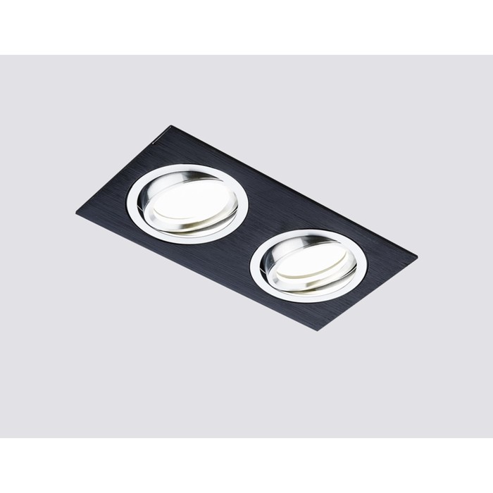 Светильник Ambrella light встраиваемый, MR16, GU5.3, цвет чёрный, d=70x155 мм