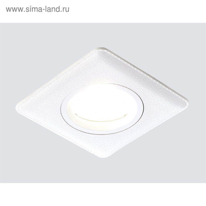 Светильник Ambrella light встраиваемый, MR16, GU5.3, цвет белый, d=70 мм - Фото 1