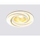 Светильник Ambrella light встраиваемый, MR16, GU5.3, цвет золото, d=60 мм - фото 4218750