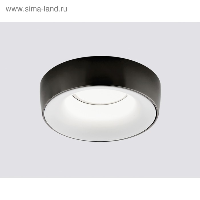 Светильник Ambrella light встраиваемый, MR16, GU5.3, цвет чёрный, d=65 мм - Фото 1