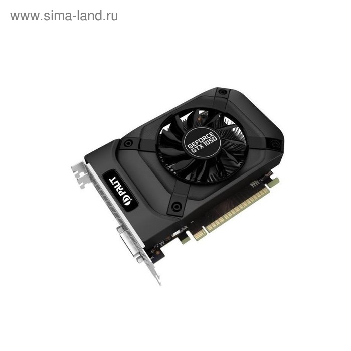 Видеокарта Palit GeForce GTX1050 (PA-GTX1050 StormX 3G) 3Gb 96bit GDDR5 1392/7000 Ret - Фото 1