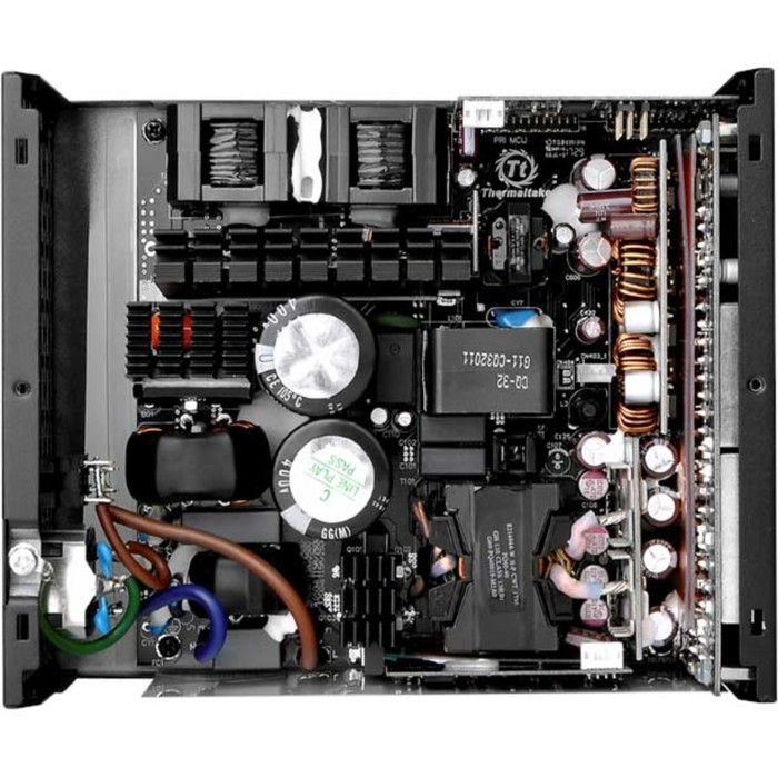 Блок питания Thermaltake ATX 1200W Toughpower iRGB Plus 80+ platinum APFC 140mm LED 12xSATA RTL   38 - фото 51295522