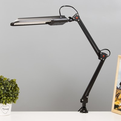 Настольная лампа 1×11 Вт, G23, чёрная