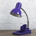 Настольная лампа 1х60вт E27 фиолетовая - Фото 1