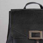 Рюкзак молодёжный, отдел на молнии, с расширением, 2 наружных кармана, цвет чёрный - Фото 4