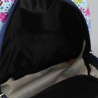 Рюкзак детский, 2 отдела на молниях, наружный карман, цвет голубой - Фото 5