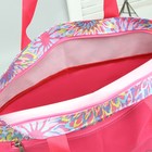 Сумка летняя "Астра", отдел на молнии, наружный карман, цвет розовый - Фото 3