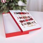 Набор подарочных новогодних коробок 3 в 1 «Конфетки», 39×30×11 - 35×26×7 см - фото 52421521