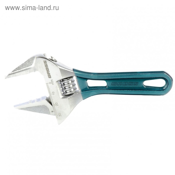 Ключ разводной Gross 15565, 140 мм,CrV, укороченная ручка - Фото 1
