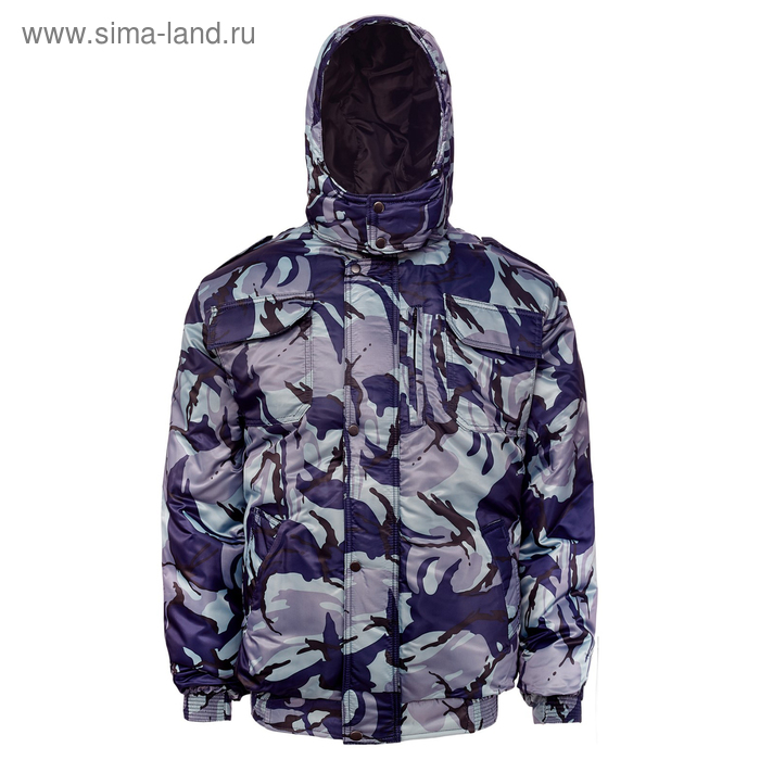 Куртка утеплённая «Альфа-2», цвет синий КМФ, размер 60-62/182-188 - Фото 1