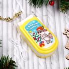 Телефон музыкальный «Весёлого Нового года», русская озвучка, работает от батареек, МИКС - Фото 4