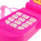 Музыкальный телефон «Девчонки», русская озвучка, световые эффекты, работает от батареек, МИКС - фото 212243