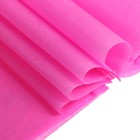 Бумага крепированная 50 х 200 см, плотность - 17 г/м, в рулоне, розовая - Фото 3