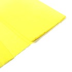 Бумага крепированная 50 х 200 см, плотность - 17 г/м, в рулоне, жёлтая (80-14) - Фото 2