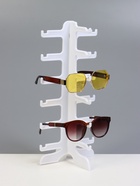 Подставка под очки 6 мест, 16×14.5×35.5 см, белая - Фото 7