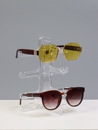 Подставка под очки 3 места, 16×14.5×20, прозрачная - Фото 6