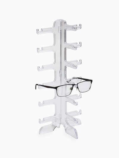 Подставка под очки 6 мест, 16×14.5×35.5, прозрачная