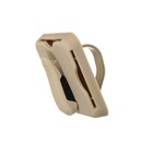 Держатель для очков и визиток на солнцезащитный козырек, бежевый - Фото 3