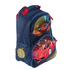 Рюкзак школьный Luris «Антошка», 37 x 26 x 13 см, эргономичная спинка, «Авто красное» - Фото 2