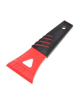 Скребок для удаления льда и снега TORSO, ширина 7 см, красно-черный