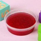 Слайм «Стекло» с красными блёстками, 90 г - Фото 4