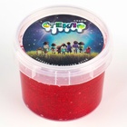 Слайм «Стекло» с красными блёстками, 90 г - Фото 6