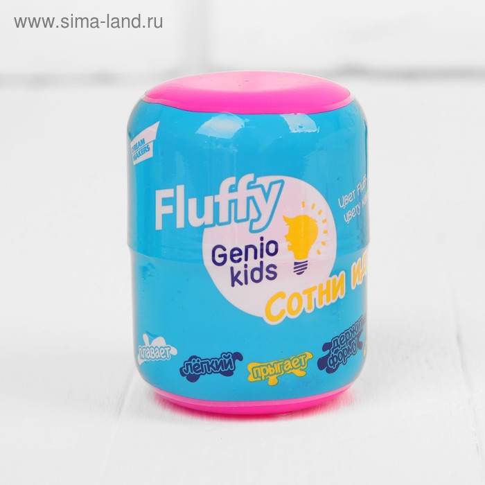 Воздушный пластилин для детской лепки Fluffy, МИКС - Фото 1