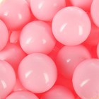 Шарики для сухого бассейна с рисунком, d=7,5 см, 90 штук, цвет розовы - Фото 1