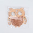 Пробковая доска «Сова, 19,5 х 20 см - Фото 1