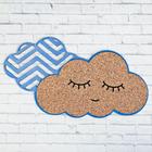 Пробковая доска «Облачко с глазами», голубой, 19,6 х 19,8 см - Фото 2