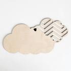 Пробковая доска «Облачко с глазами», голубой, 19,6 х 19,8 см - Фото 4