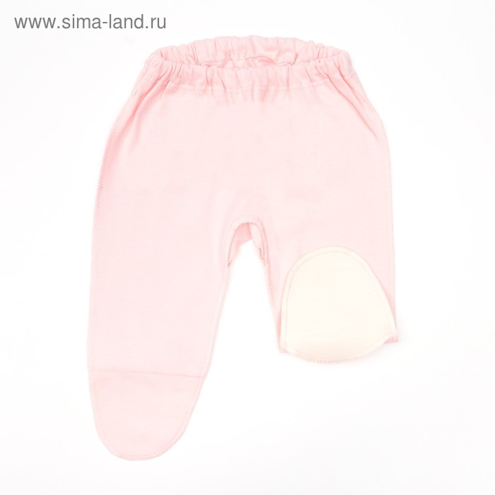 Ползунки для девочки, рост 80 см, цвет розовый - Фото 1