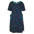 Платье женское, цвет тёмно-синий, размер 58 - Фото 1