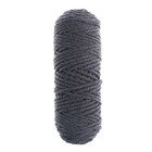 Шнур для вязания 3мм 100% хлопок, 50м/85гр, набор 3шт (Комплект 1) - Фото 3