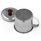 Кружка «Вестерн», 320 мл, d=9 см, с крышкой, нержавеющая сталь, хромированная - Фото 5