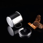 Кружка из нержавеющей стали с крышкой «Вестерн», 600 мл, d=10 см, цвет хромированный - Фото 4