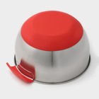 Миска, 2.5 л, 23.5×20.5×11.5 см, с противоскользящим дном и мерной шкалой, силиконовая ручка, МИКС - Фото 6