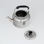 Чайник со свистком из нержавеющей стали, 4 л, цвет хромированный - Фото 6