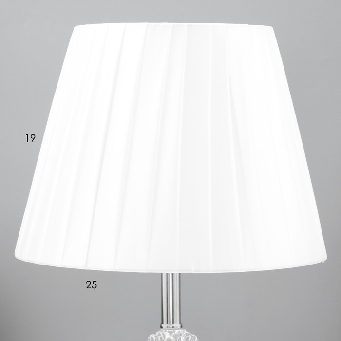 Лампа настольная Е27 220В "Чистота" низ с подсветкой 38х25х25 см RISALUX - фото 1906942038