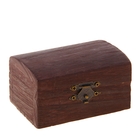 Шкатулка дерево простая дуб 8,5х4,5х5 см - Фото 1
